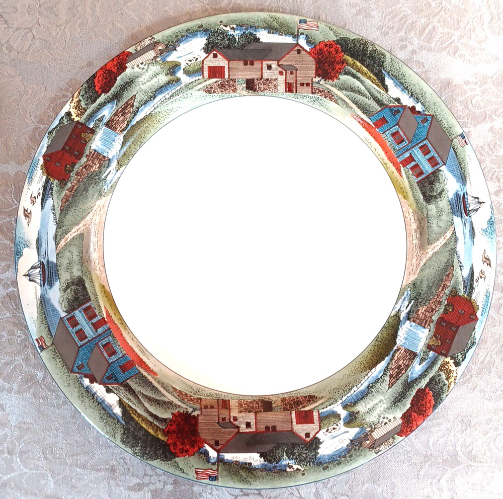 Pioneer Bay E203 Epoch Exclusives Large 13" Dinner Plate Platter Americana